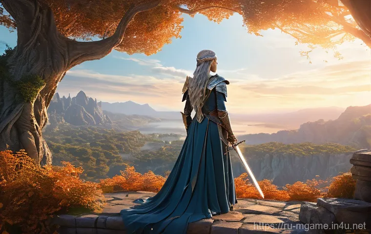 모바일게임 NPC 인기 순위 - **A Heartfelt Tavern Conversation:**
    "A cozy, warmly lit fantasy tavern interior. An older, bene...