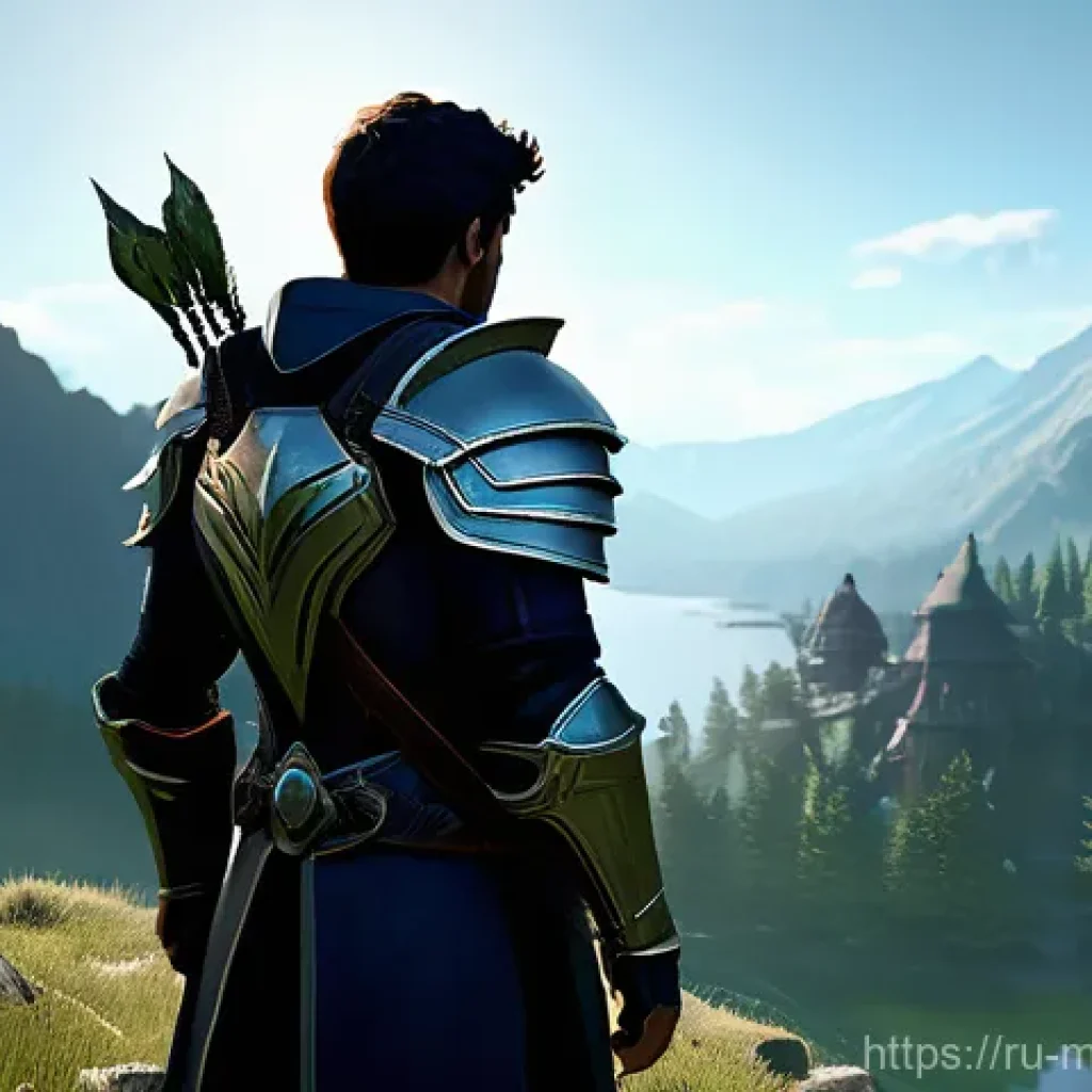 Unreal Engine 모바일게임 - **Prompt 1: Immersive Open-World Mobile Gaming**
    "A highly detailed, cinematic shot of a young a...